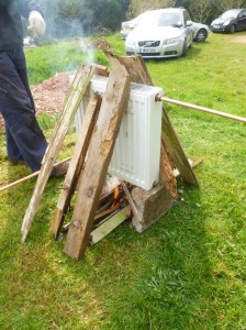 Cooking the radiator