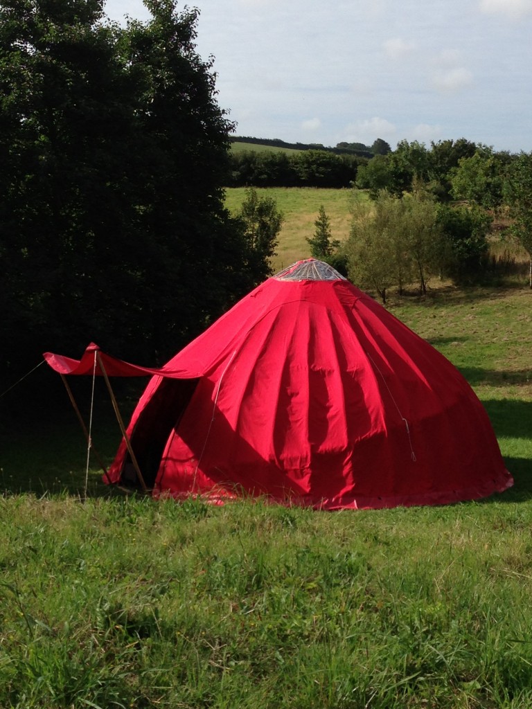 The Red Tent pitched for Lughnasadh