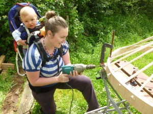 Jenny & Finn (both love power tools!)